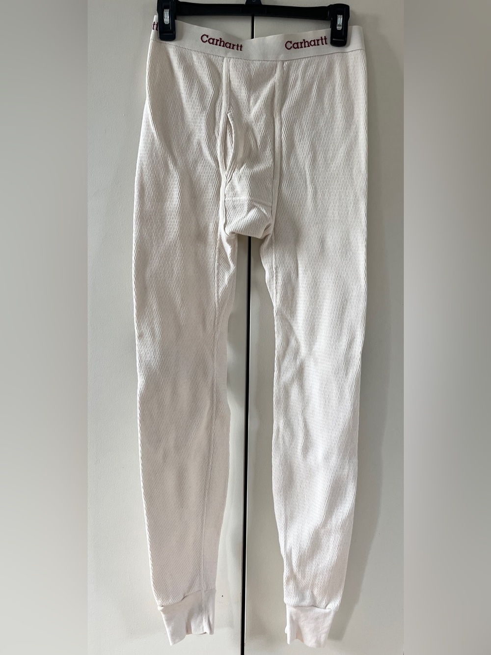 Carhartt 100% Cotton Thermal Long Johns Bottoms Baselayer Pant Ivory Mens Medium